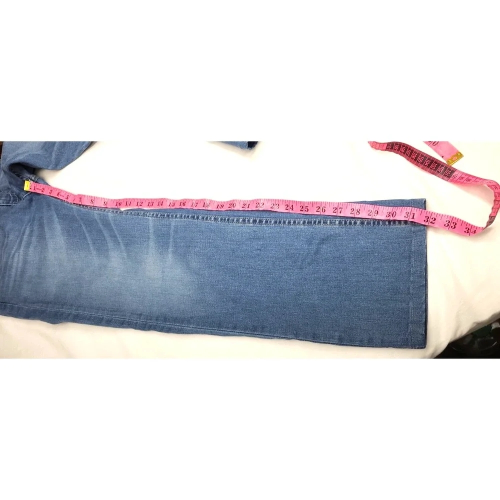 Levis‎ 505 Jeans Mid Rise Med Wash 32x32 Straight Leg Hemmed to 30